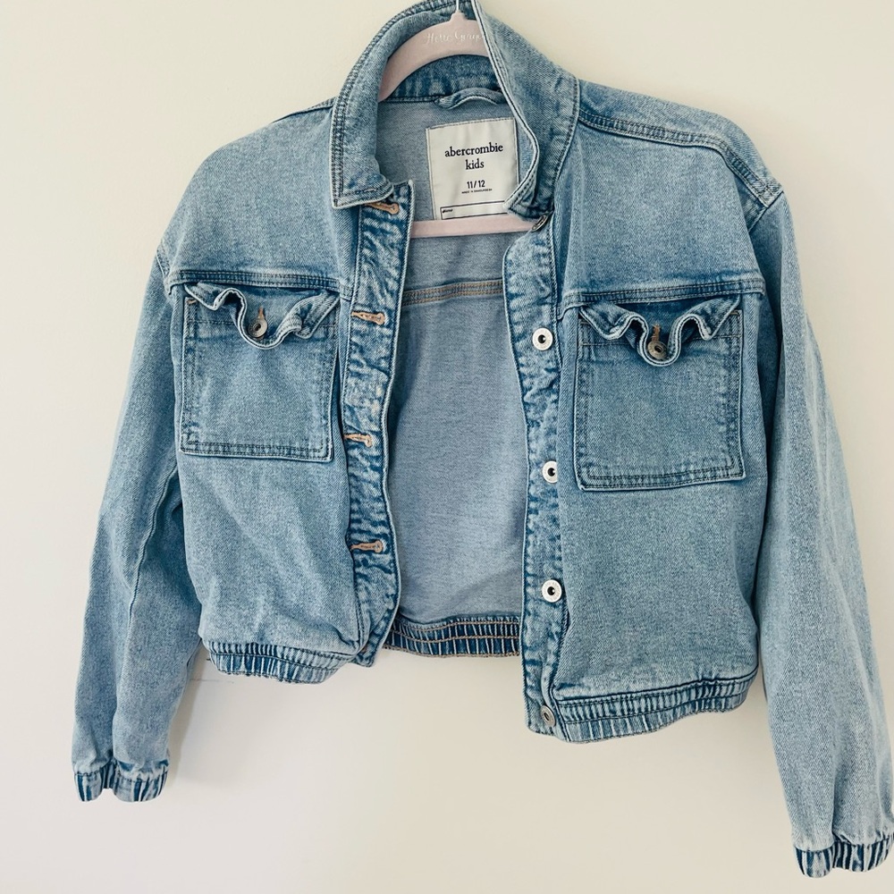 Abercrombie Kids Light Blue Denim Jacket